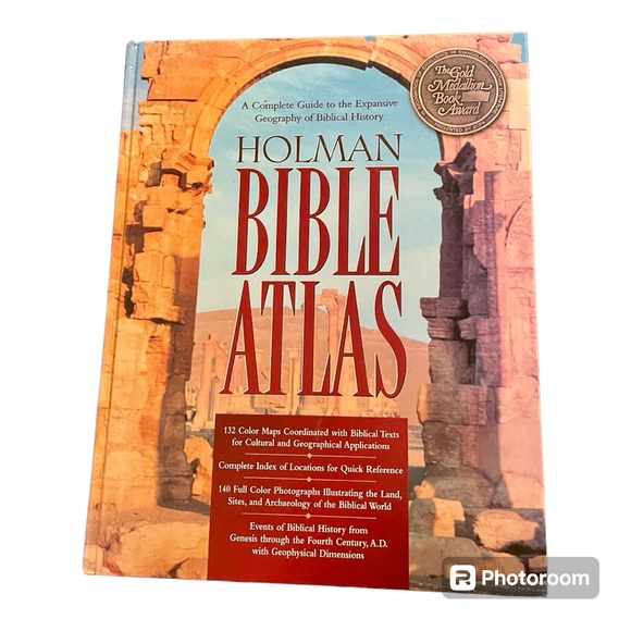 HOLMAN BIBLE ATLAS book - pages of amazing pictures, detailed maps & great info. - Picture 1 of 6